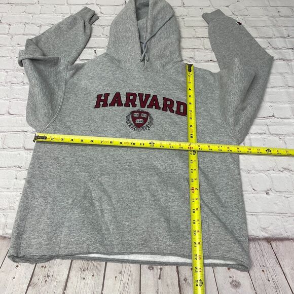 Champion Harvard University Pullover Hoodie Sweatshirt Size Medium B355 -7 - Picture 4 of 16